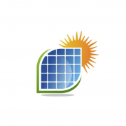 Solar production symbol. At Maes Honey, we package our honey using solar energy provided by our solar panels.